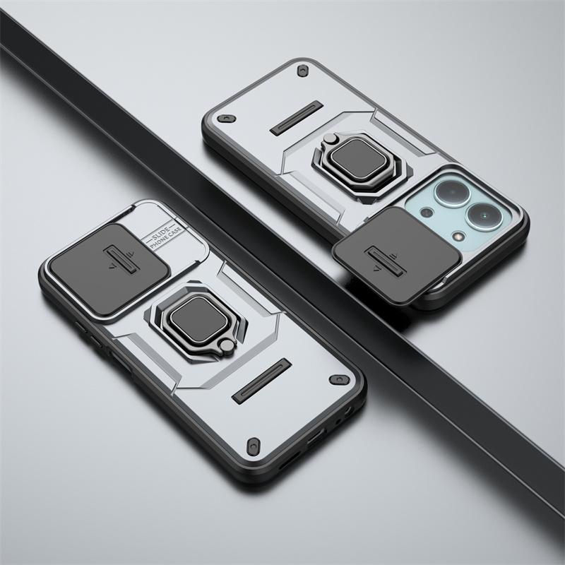 Rüstung Stoßfeste Hülle für Redmi 15C 4G 5G 15 C 173mm Schutzhülle Ring Magnetischer Ständer Halter Abdeckung für Mi POCO C85 Fundas