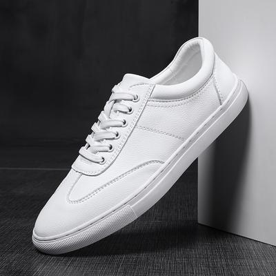 Men Shoes Fashion Genuine Leather Breathable Male Loafers Newest Man Driving Casual Shoes Lace Up Soft Footwear Male White Sneakers