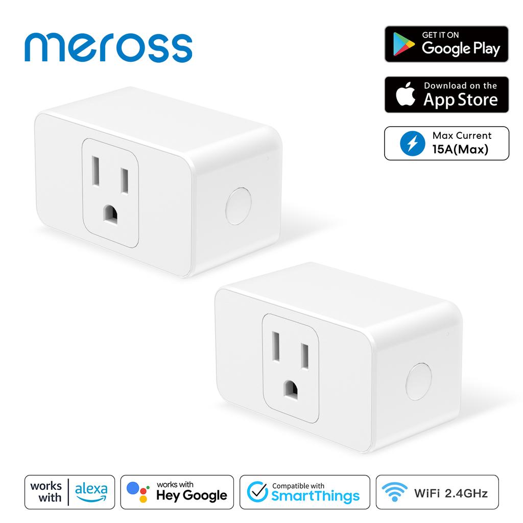 Wifi Smart Plug US-Buchse 1/2/4 Pack Timer Zeitplan Sprachsteuerung Unterstützung Alexa Google Assistent Smartthings