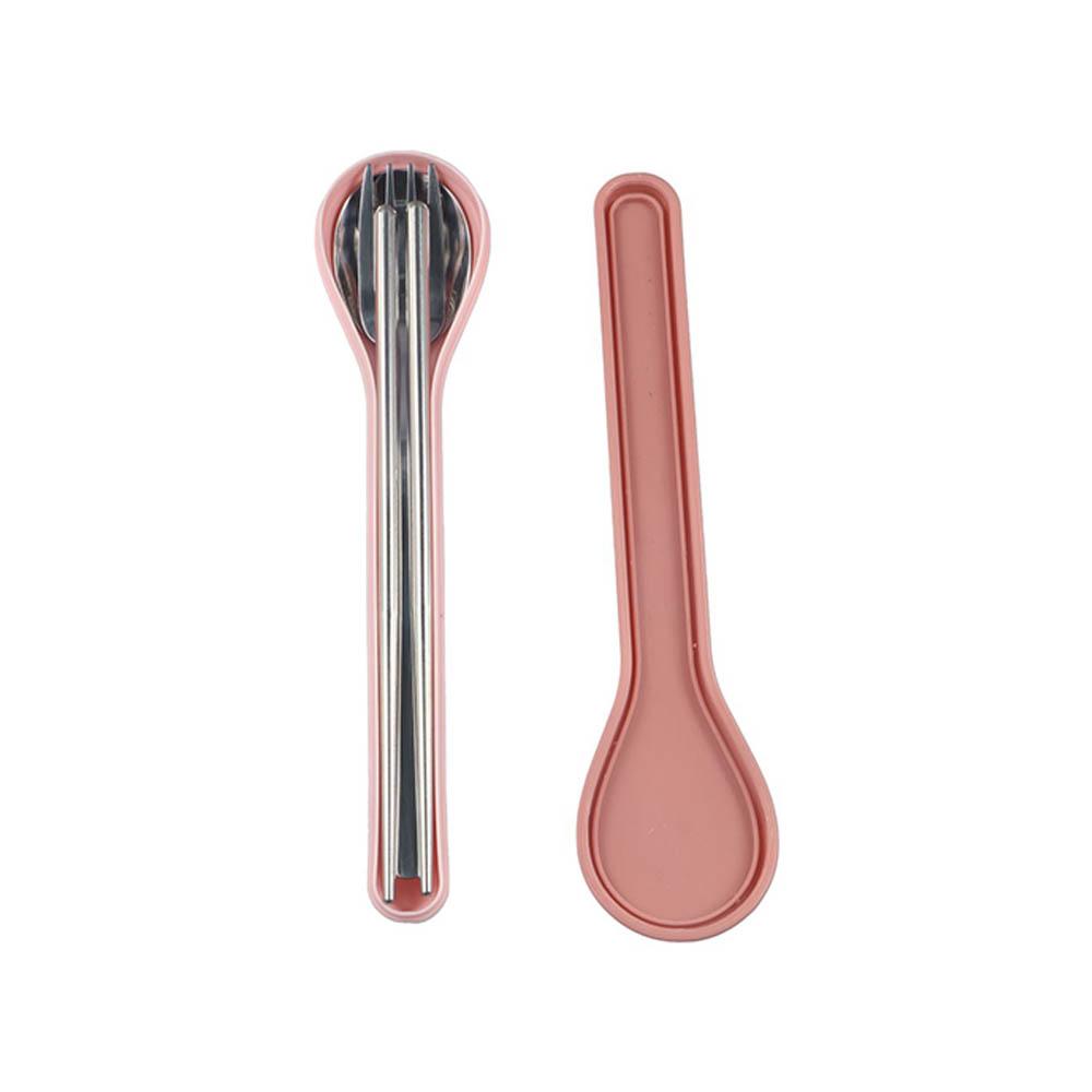 3/2pcs Korean Style Tableware Suit 410 Stainless Steel Flatware Portable Dinnerware  Office