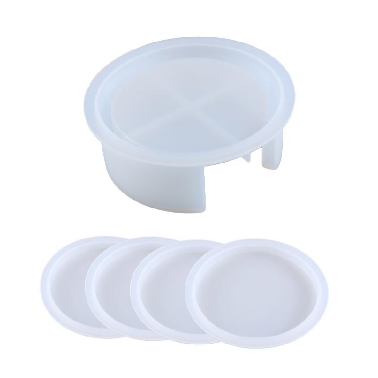 

Round/Square Coaster Resin Molds Cup Stand Holder Mold for DIY Crafts Home Decor