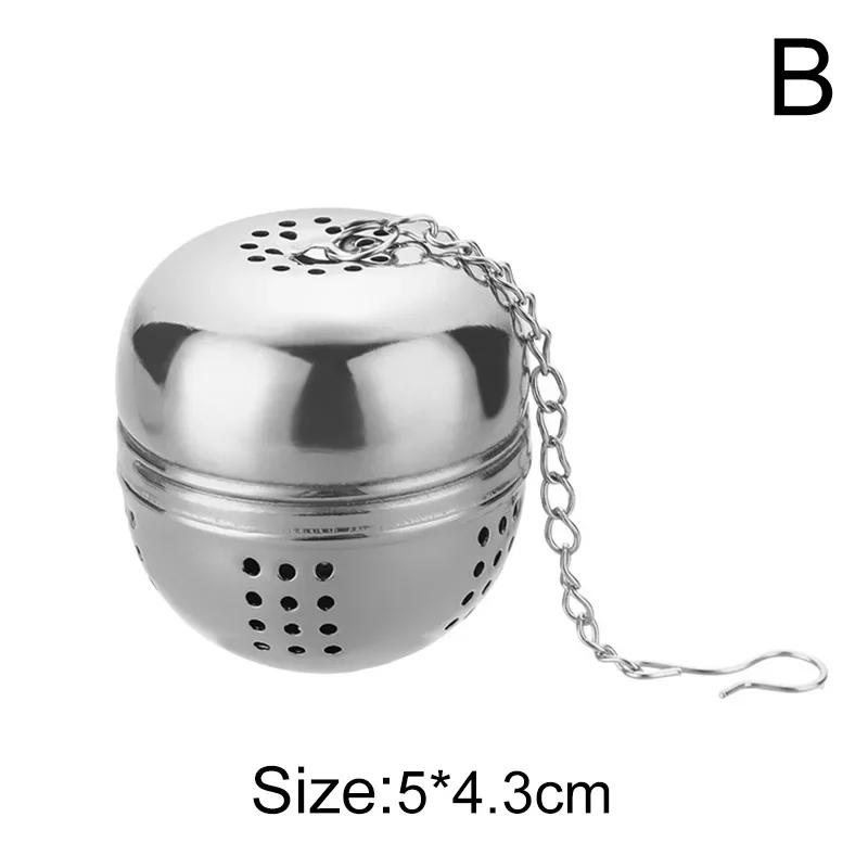 Stainless Steel Tea Leaf Infuser Strainer Spice Mesh Sieve for Brewing Teapot Tea Filter Seasoning Ball Kitchen Accessories