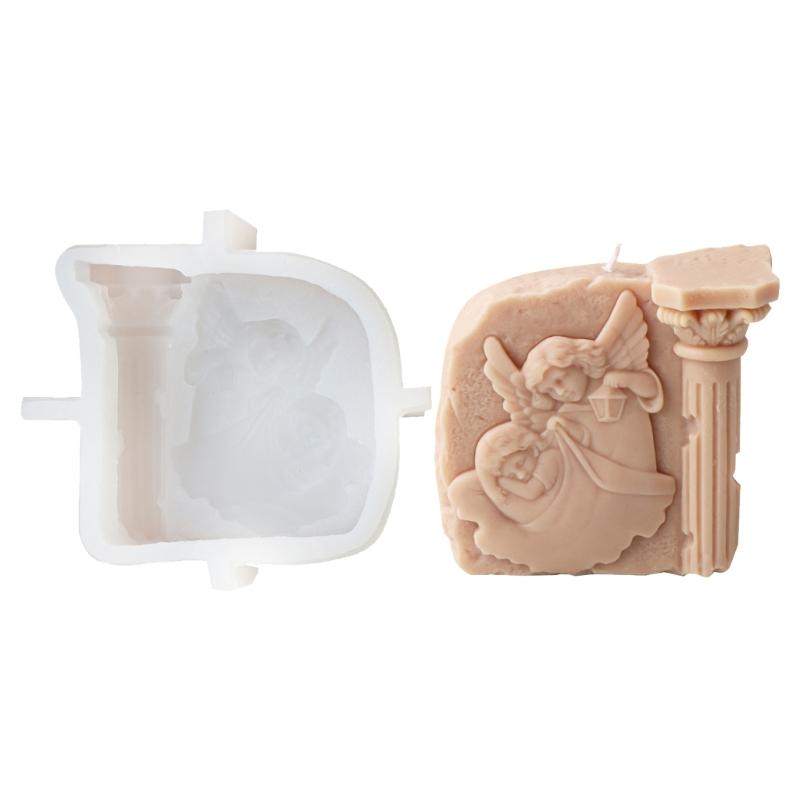 

Gypsum Statue Mould Flexible Silicone Mould for Candle and Soap Making Embossed Aromatherapy Mold Jewelry Making Tool