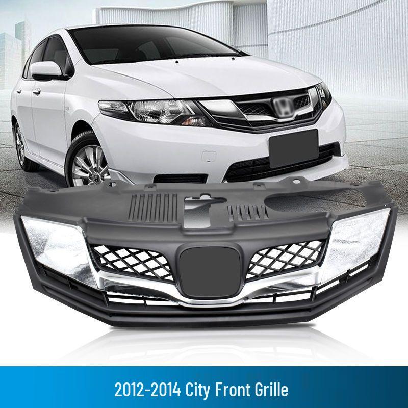 Honda City 2012-2014 Electroplated Front Grille Trim Strip with Ventilation Net