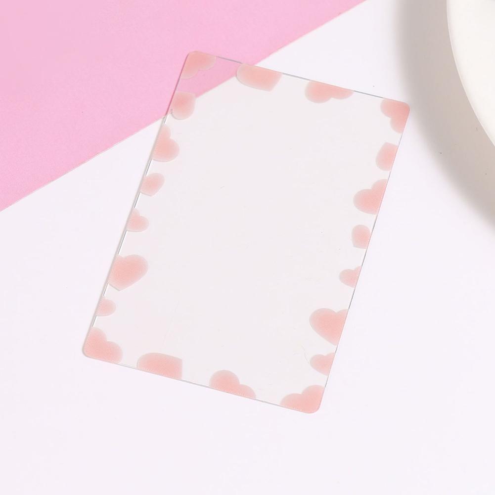 Kawaii Bear Baby Blue Photocard Holder Credit Id Bank Card Photo Display Holder Bus Card Protective Case Pendant
