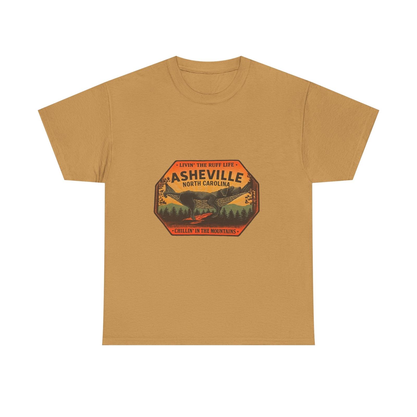 Asheville Adventure Tee Explore the Great Outdoors Shirt Gift Nature Dog Lovers 4XL
