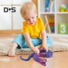 Serpente Articulada Impressa em 3D Ornamento de Serpente Flexível com Dentes Animal de Estimação de Mesa Brinquedo para Alívio de Estresse para Decoração de Casa Escritório