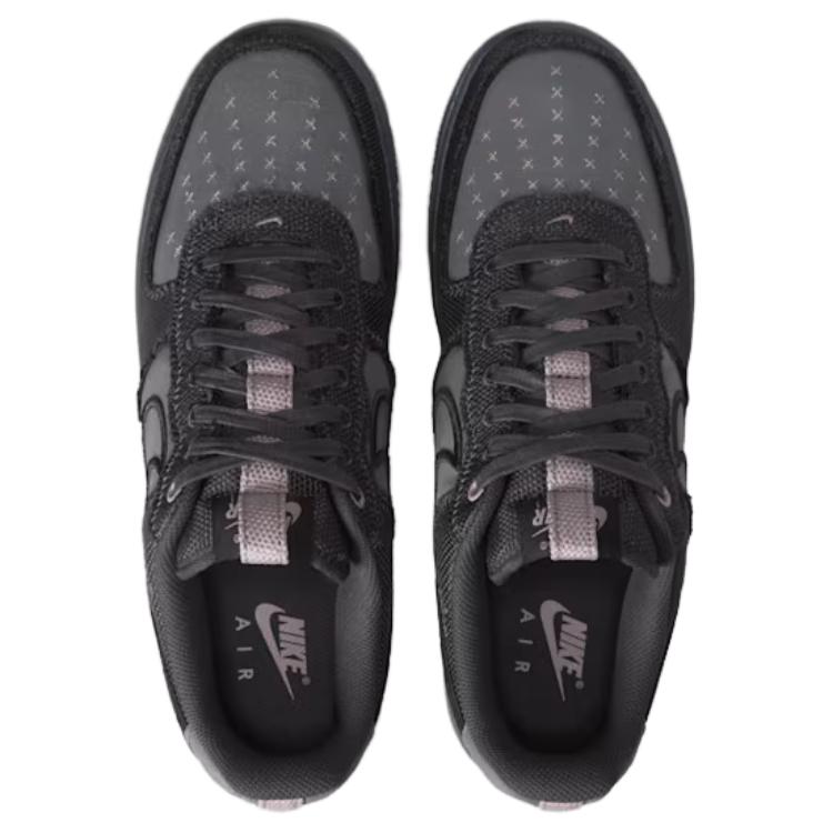 Nike Air Force 1 Textile, Leather Skateboard Shoes Men's Gray IQ0614-060