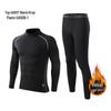 Kids' Quick-Dry Long Sleeve Training Set - Velvet Lined, High Elasticity for Autumn/Winter Sports
