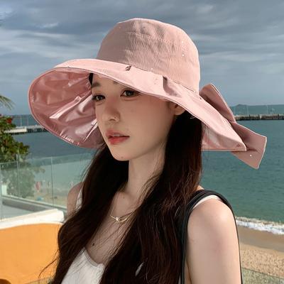 Hut Damen Sommer Neu UV-beständig Fischerhut Koreanische Ausgabe Dayan Mode Strand Reise Sonnenschutz Schirmmütze