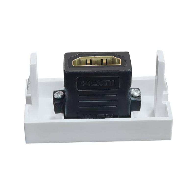 HDTV Female To Female Socket Connector Module For Wall Face Plate Easy Installation Home Theater Accessories
