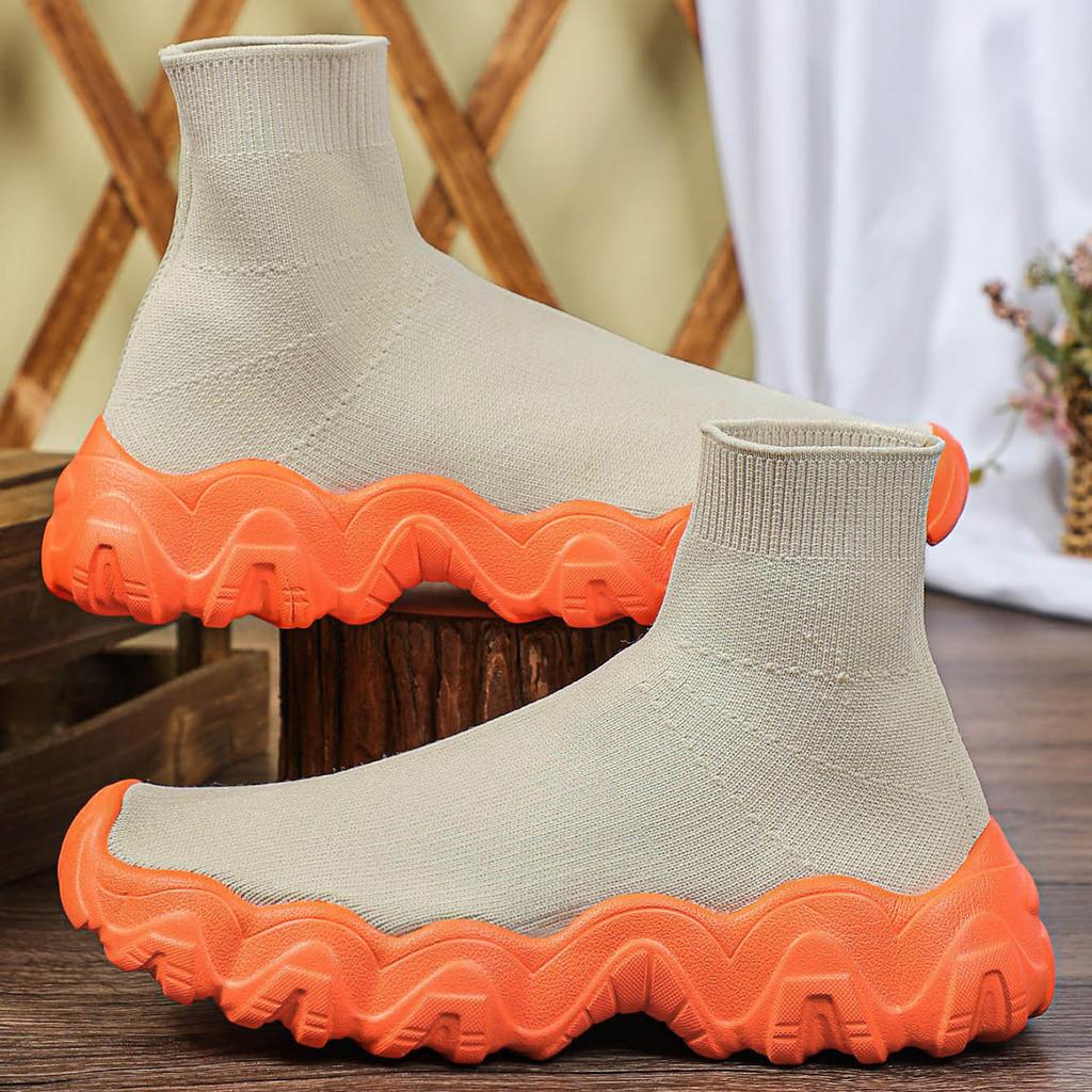 Neue atmungsaktive Socken Schuhe mit Fliegenwebung, lässige Sportschuhe, Outdoor, trendige Paarschuhe