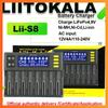 LiitoKala Lii-S8 18650 3.7V Lithium & 1.2V Ni-MH 3.2V Battery