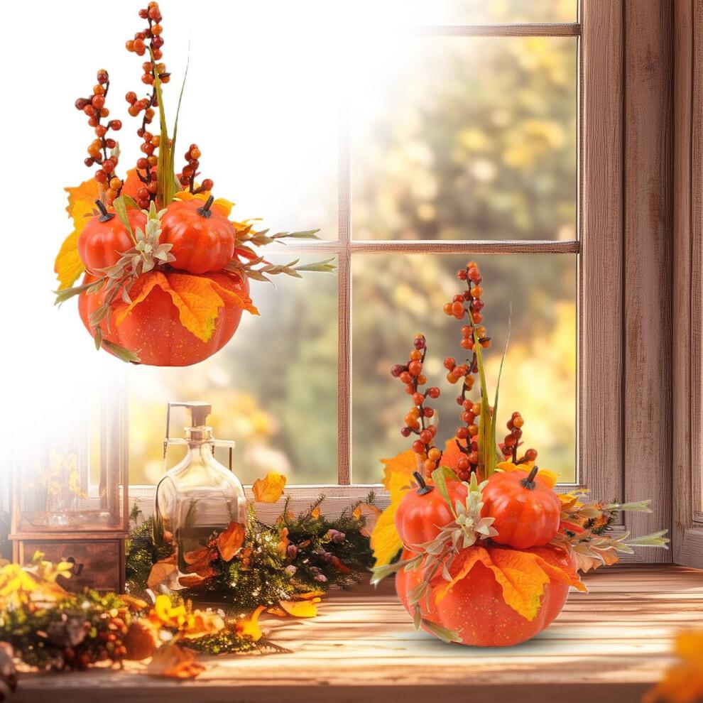 Décoration de table citrouille pour Thanksgiving