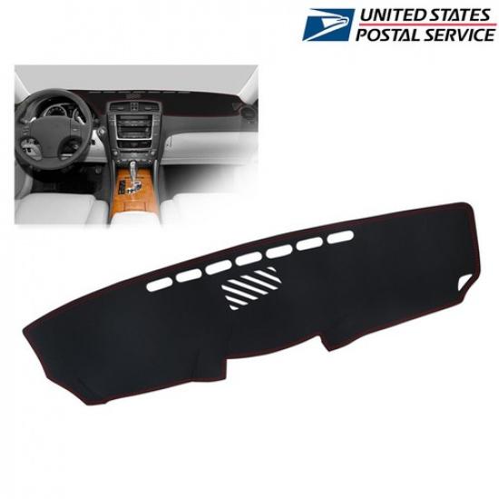 For Lexus IS250 IS350 Red Leather Car Dashboard Cover Non-Slip Dashmat Dash Mat