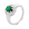 Silver Ring with Nano Emerald 1.397ct, Product Weight 3.12 Gr (2192176)