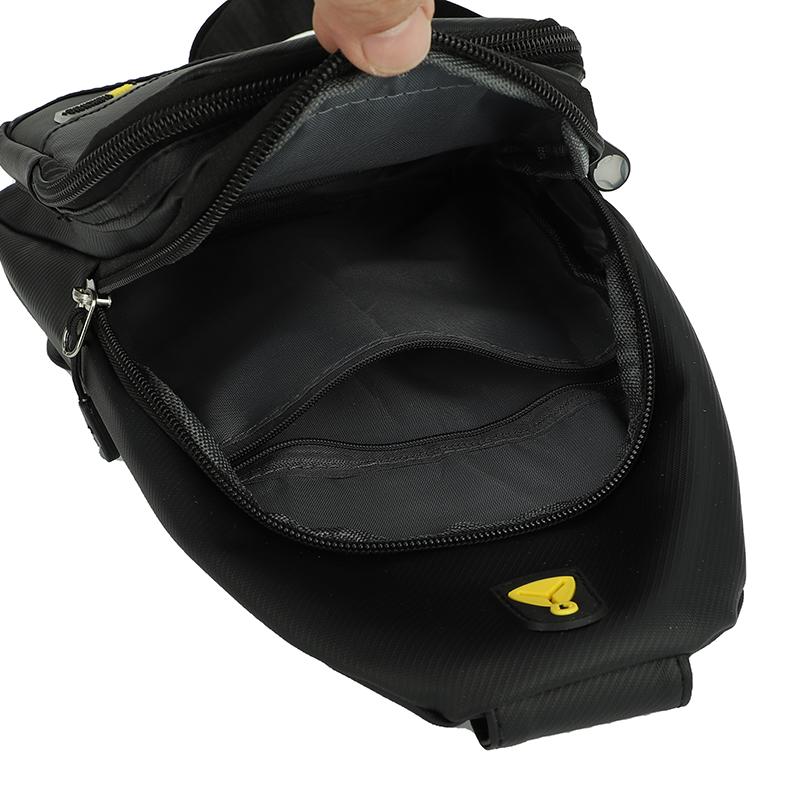Outdoor Cycling Chest Bag Large Capacity Multi-Layer Shoulder Bag Multi-Functional Men's Crossbody Bag