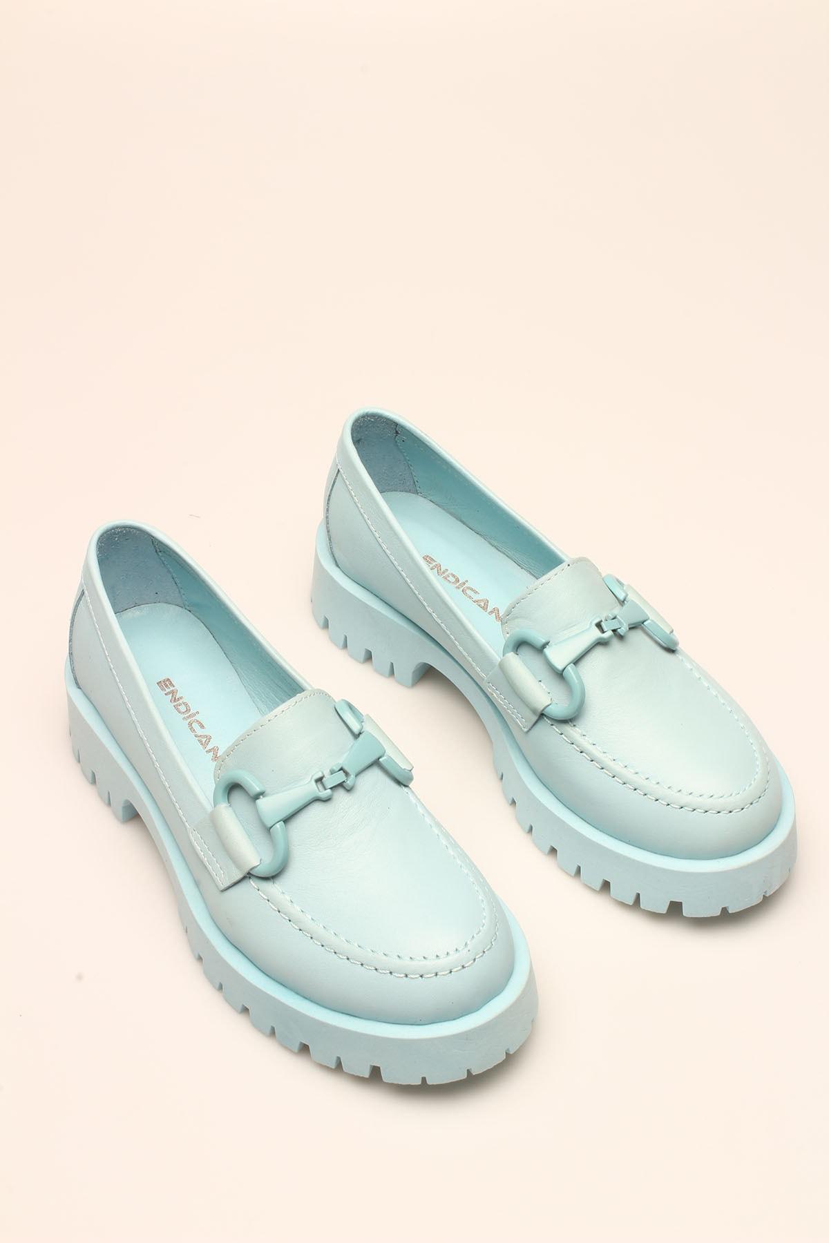 

Жіночі модні балетки Baby Blue з пряжкою Балетки з натуральної шкіри 36