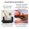 4Pcs Full Size Violin Tuner 4/4-3/4 Standard Size Adjuster Parts Violin Fine Tuners Violin Finger Guides Fine Tuners