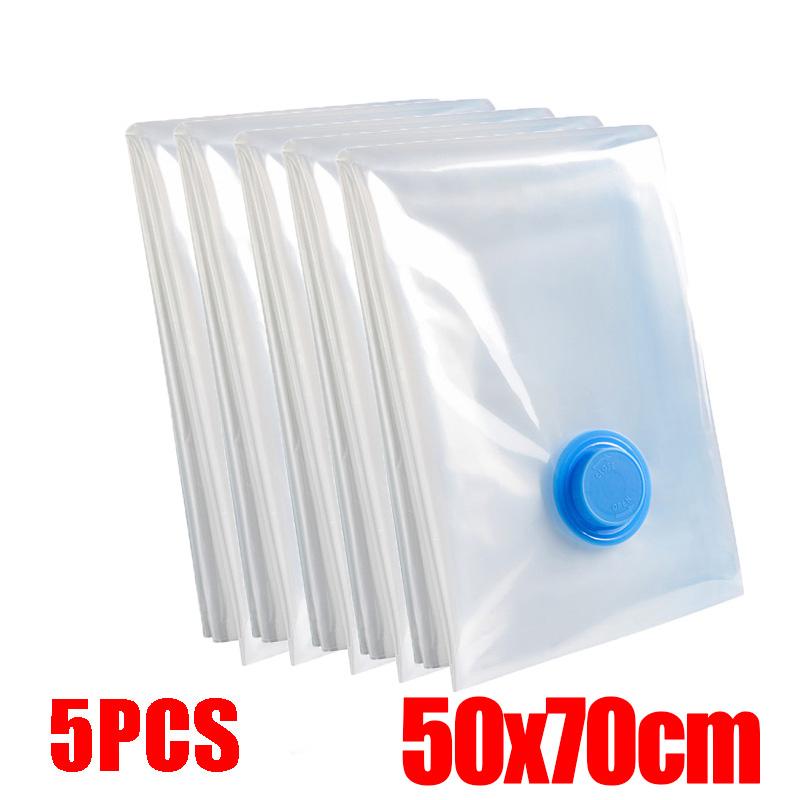 4pcs Thickened Vacuum Compression Bag, Transparent Quilt Vacuum Bag, Storage Bag, Household Clothing Storage And Sorting Bag