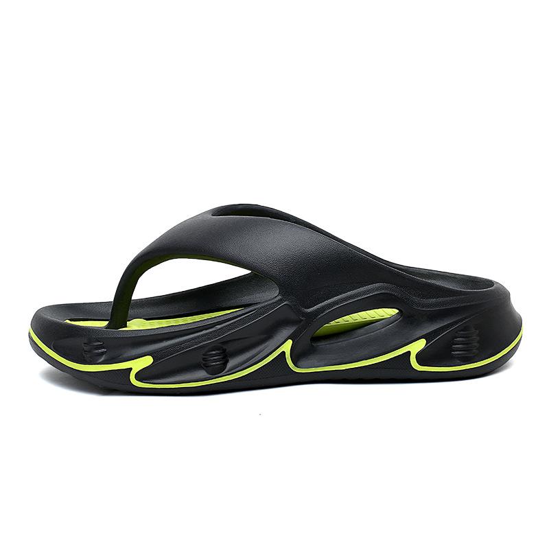 Fashion Men Flip Flops Outdoor Indoor Slippers Thick Soft Sole Men Beach Sandals Non-slip Bathroom Home Men Women Slippers Flip Flops