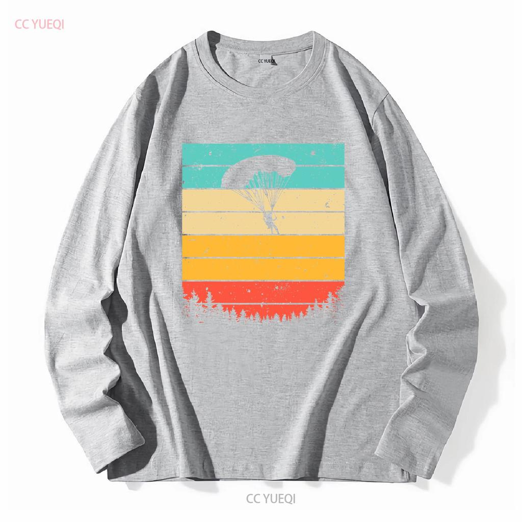 Cool Skydiving Art Skydiver Parachute Skydive T Shirt SweaT 21323 long or short sleeves vintage Washed graphic designer clothes