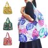 Reusable Foldable Polyester Totes Bag Eco Friendly Shopping Bag Large Capacity Grocery Bags Folding Shopping Bag
