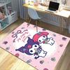 1pc My Melody and Kuromi Floral Rug-Cute Home Decor, Office Carpet, Outdoor Mat, Birthday Gift Ideaz186