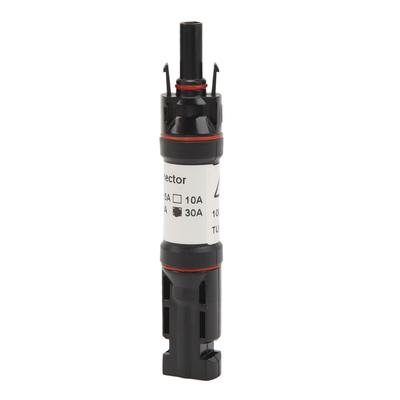 1000V 30A PV Inline Fuse Connector Solar Panel Male Female Connector with Fuse IP67 Waterproof