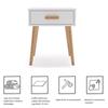 Luna bedside cabinet white, bedside table