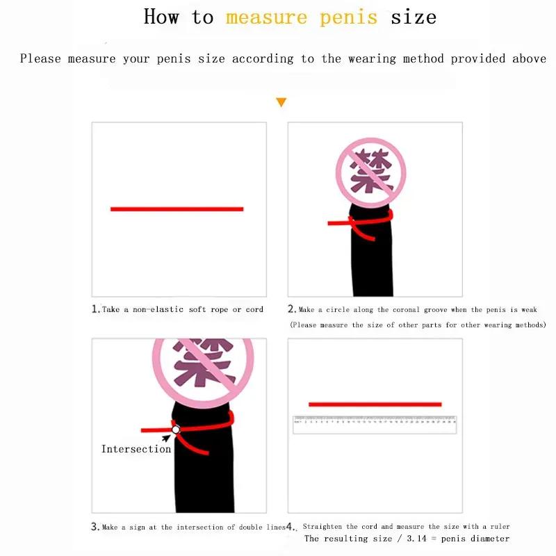6 Size Elastic Silicone Cock Ring Ball Stretcher Foreskin Loop For Men Penis Erection Extender Semen Lock Couple Game Sex Toys