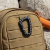16 Sztuk Wytrzymałe Klamry Kształtu D Mini Kółka D Wytrzymały Karabińczyk Outdoor