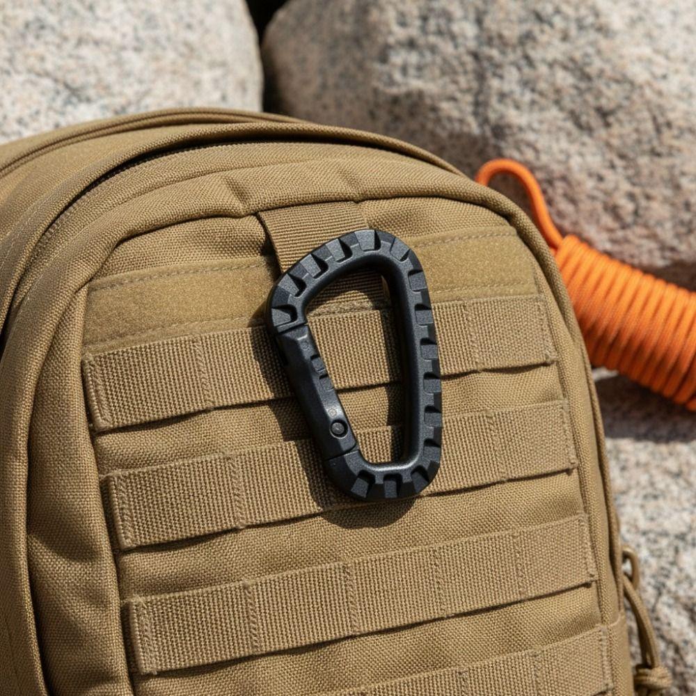 16 Sztuk Wytrzymałe Klamry Kształtu D Mini Kółka D Wytrzymały Karabińczyk Outdoor