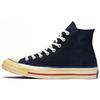 1970s High Top Canvas Shoes Unisex Black (Unisex) Canvas Shoes 159566C