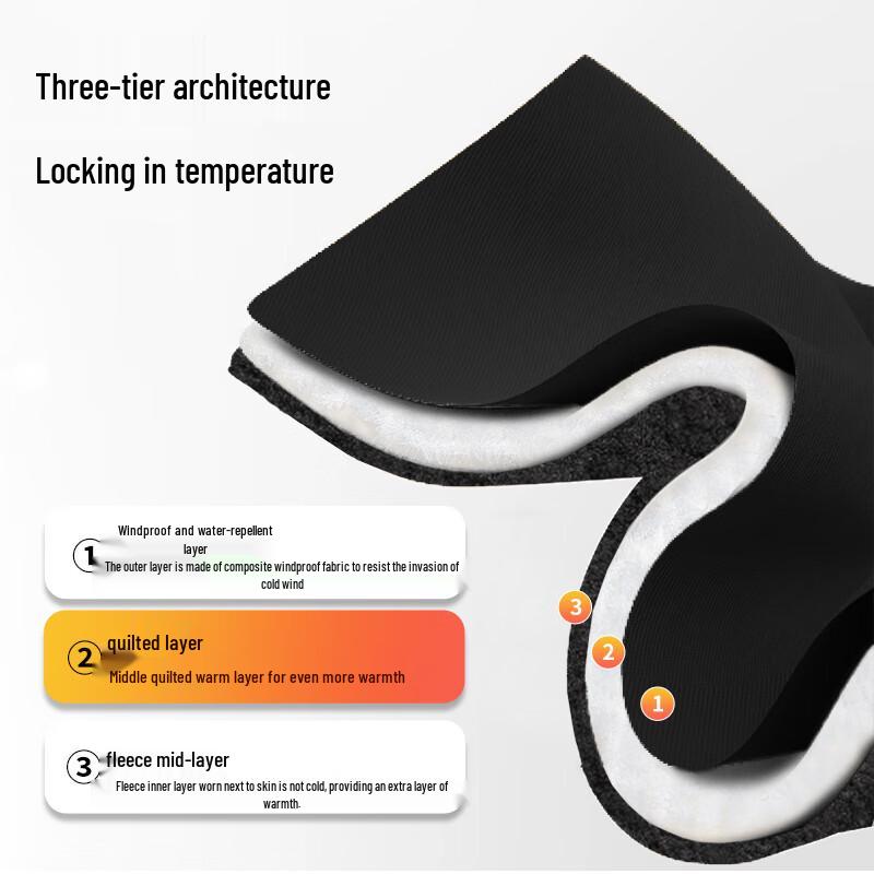 Red Dragonfly Men's Winter Touchscreen Cycling & Ski Gloves