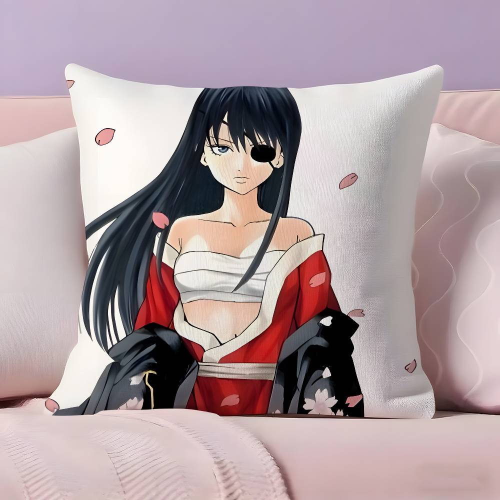 Anime G-Gintama Pillow Case Ultra Soft Skin Friendly Fabric Cloud Like Comfort & Concealed Zipper