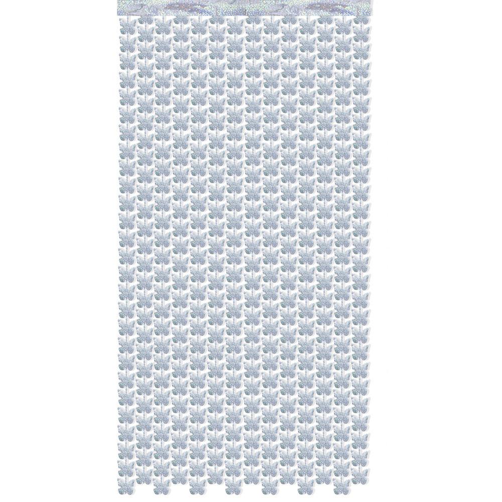 Kolorowa Tęczowa Zasłona Deszczowa z Motylami Do Żywych Dekoracji Imprezowych i Wydarzeń
