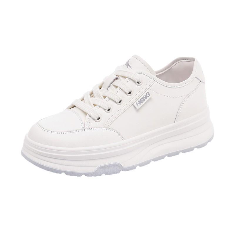 Red Dragonfly Women's White Height-Increasing Casual Sneakers - 2025 Autumn Collection
