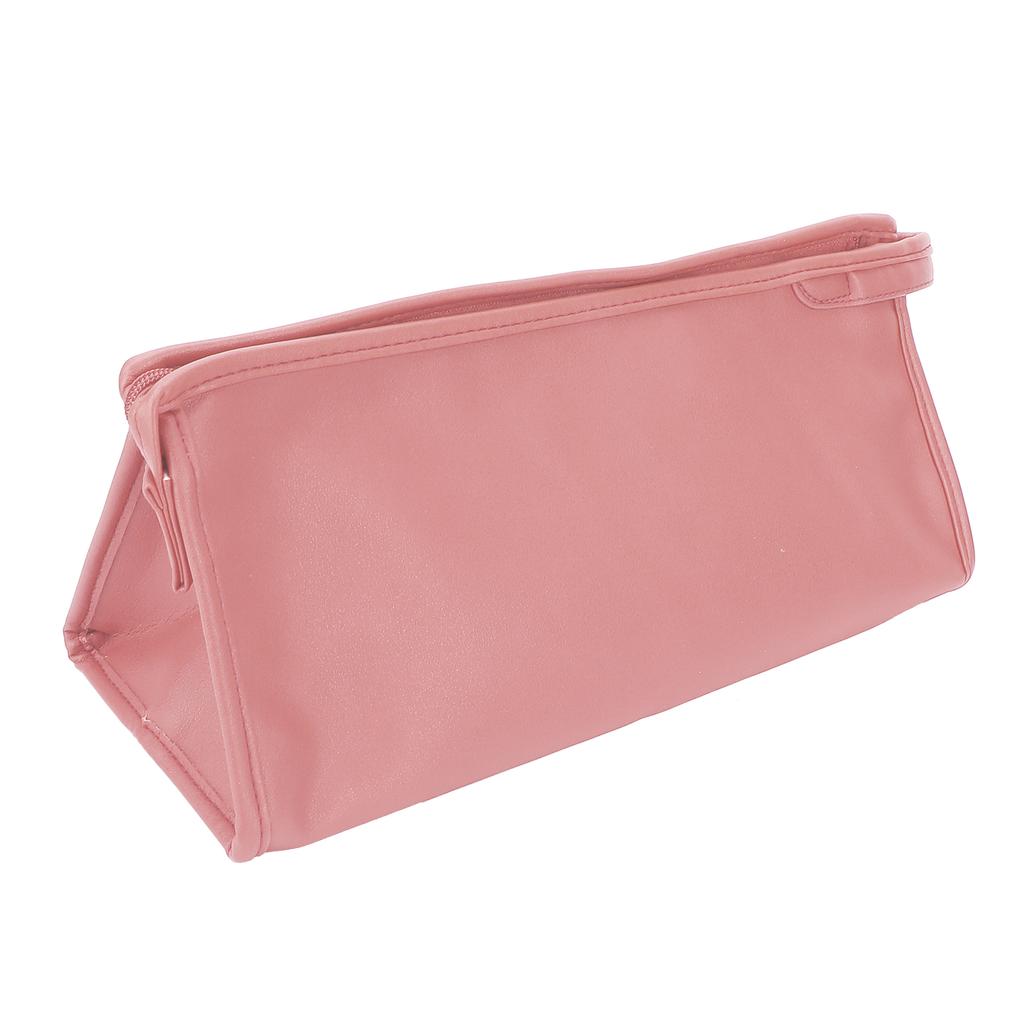 Hair Dryer Storage Bag PU Leather Waterproof Dustproof Carry Bag with Hanging HookPink