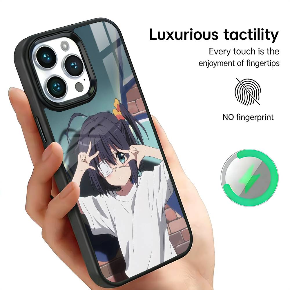 Cute R-Rikka T-TAKANASHI Phone Case For iPhone17,16,15,14,13,12,11 Plus,Pro Max For Magsafe Wireless Charging