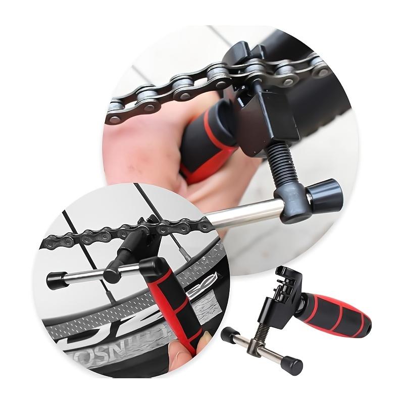 Stainless Steel Portable Bicycle Chain Breaker Tool Easy Mountain Bike Chain Removal, Ergonomic Handle for Quick Repair, Safe Design for Long Rides