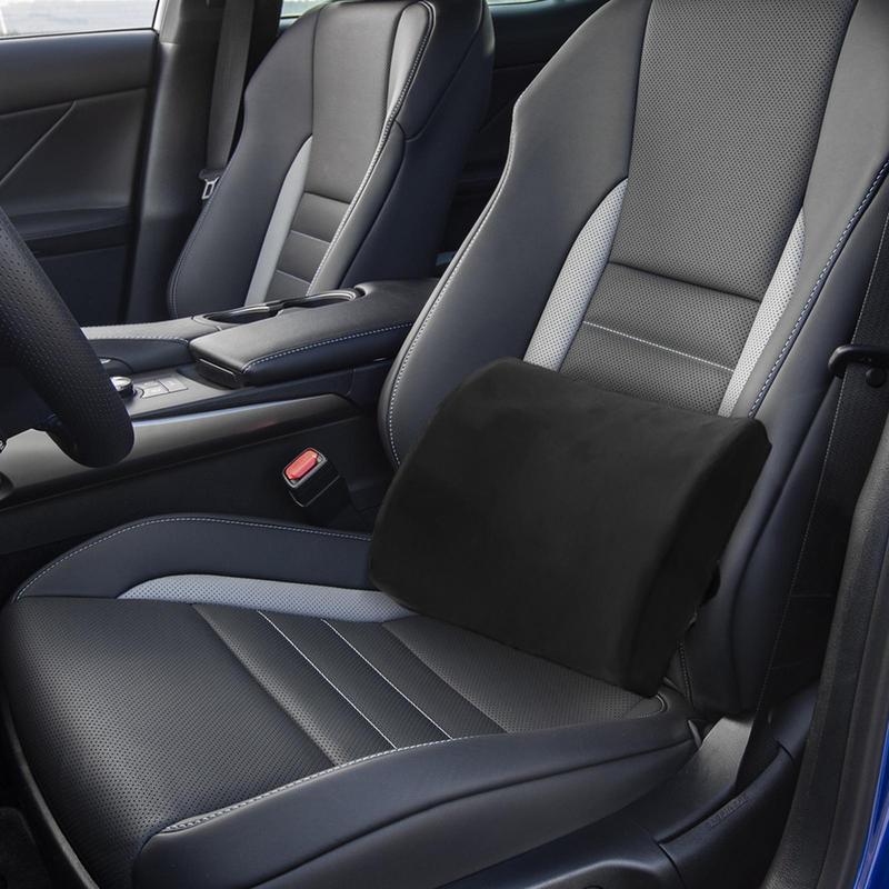 Car Seat Back Support Lumbar Pillow Ergonomic Comfort Driver Seat Back Cushion For Car Interior SUV Truck Minivan Home Office