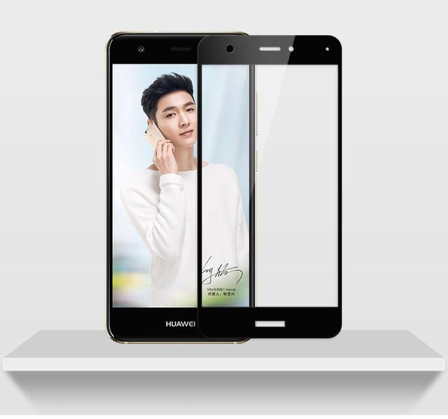 

Повне загартоване скло для Huawei Nova CAN-L01 CAN-L11 L02 CAN L12 L03 L13 Скляна кришка для захисту екрану чорний