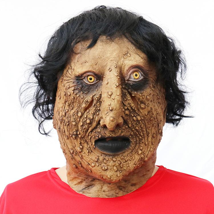 Halloween Novinka Maškarní Párty Rekvizity Vtipná Hororová Sada Masek