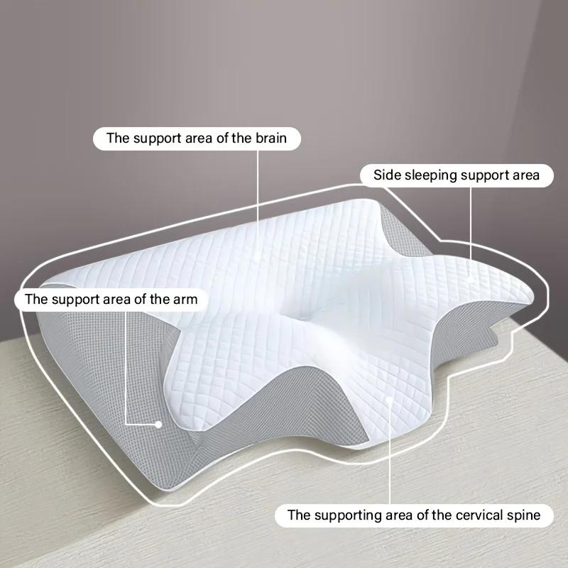 Pillow, Ergonomic Neck Cushion, Relaxing Sleep Neck Pillow, New Type of Memory Foam Slow-rebound Neck Pillow