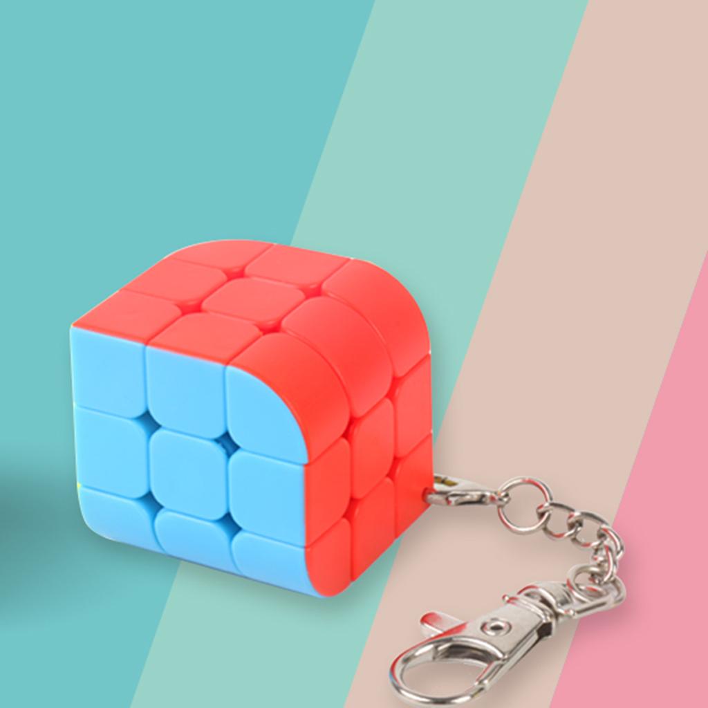 Magic Cube 2x2 3x3 4x4 5x5 pyramid MINI Key Chain stress-relieving puzzle professional smooth speed game children's toy gift