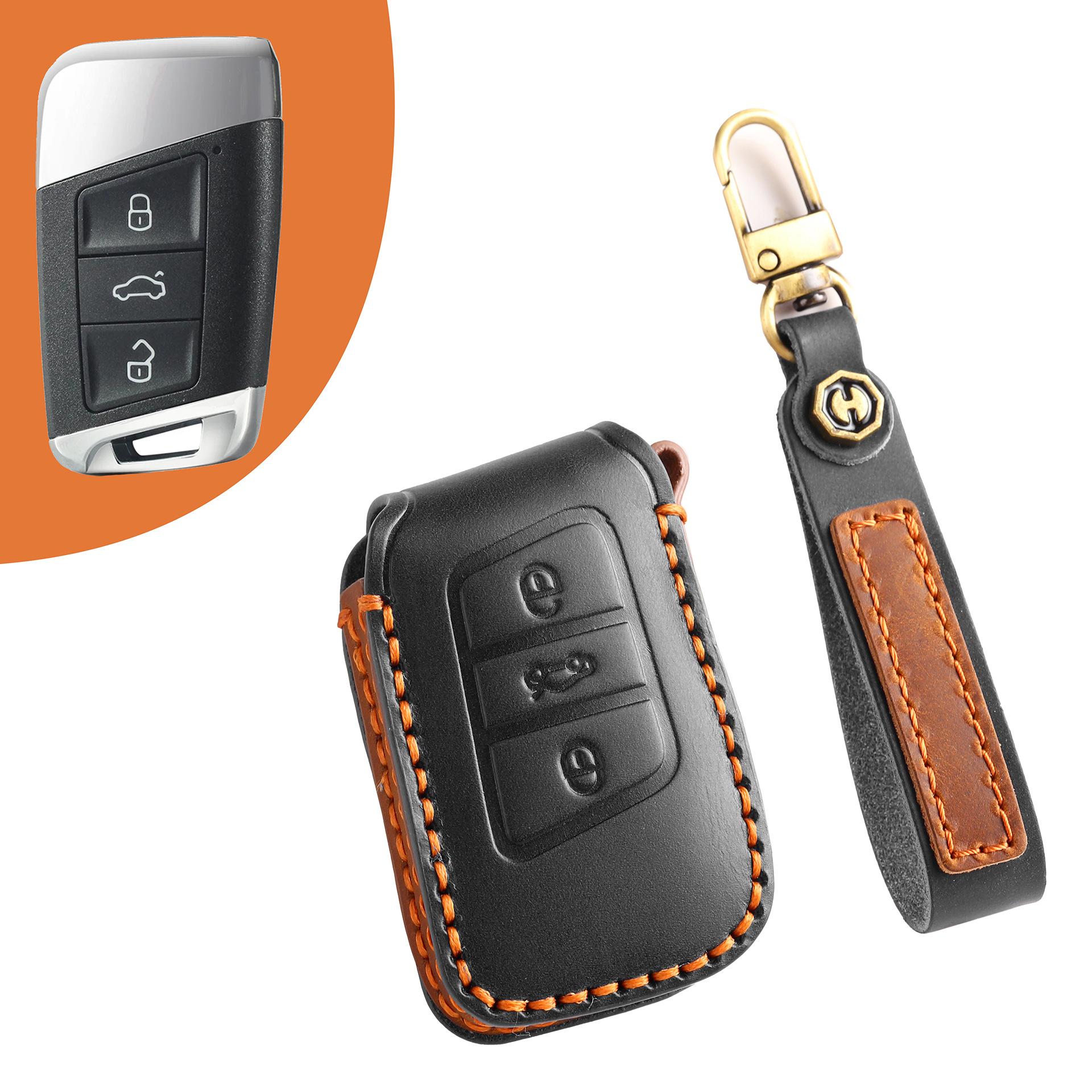 

Volkswagen key cover is suitable for Langyi Suiteng Maiteng Lingdu Bora Passat Tiguan L leather buckle.