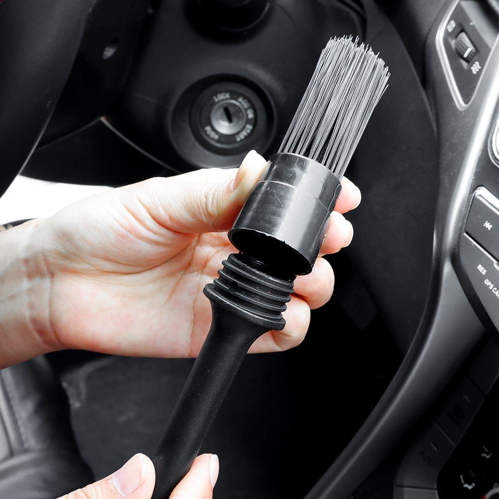 5ks Štětců na detailing Štětce na auto Univerzální čisticí nástroje Pro palubní desku auta Větrací mřížku Čištění kol Štětec na detailing