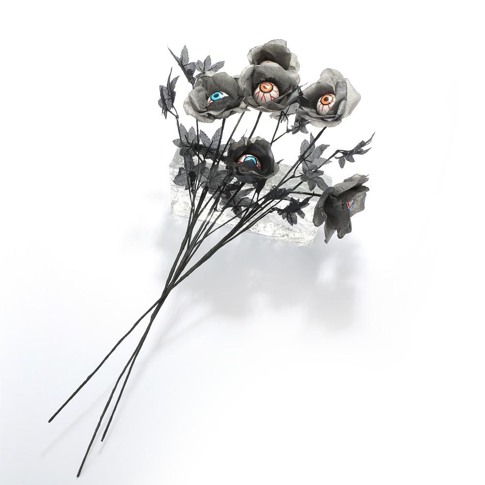 Unique Halloween Eyeball Flower Simulation Artificial False Flowers Halloween Flowers  Party Decor