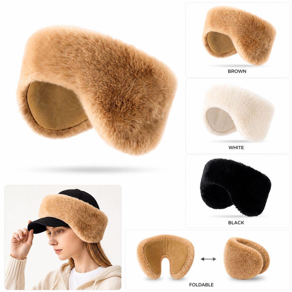 Faux Fur Faux Fur Earmuffs Soft Plush Plush Ear Muffs New Winter Ear Warmers for Car Fuse
